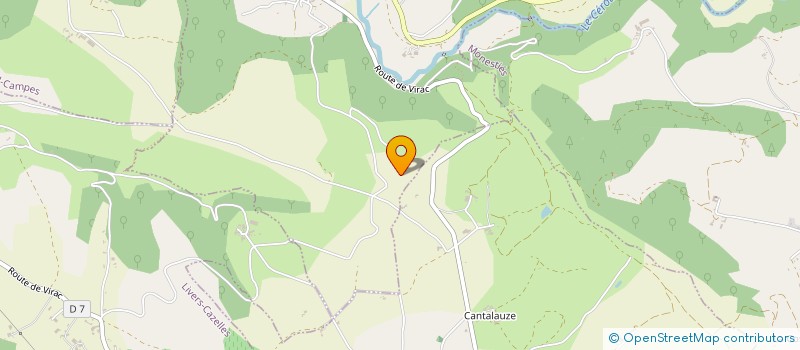 localisation de l'entreprise SCI DES ROSIERS  MONESTIES