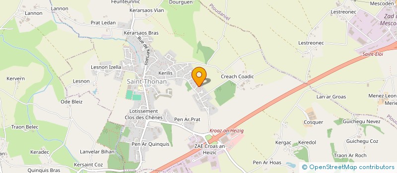 localisation de l'entreprise SCI DES ROSIERS  SAINT-THONAN