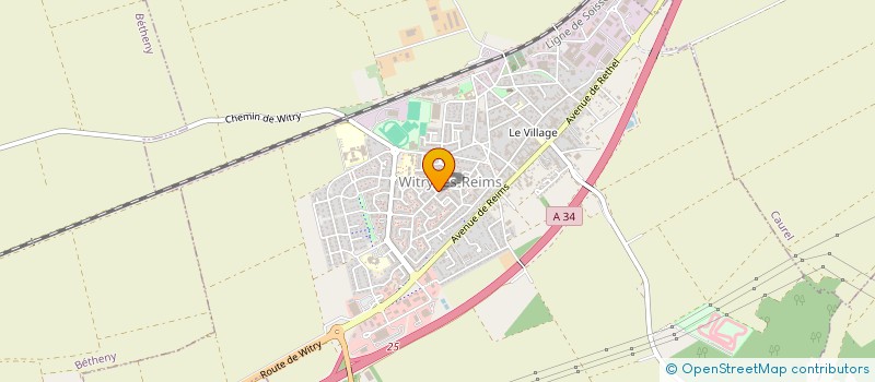 localisation de l'entreprise SCI DES ROSIERS  NOGENT L'ABBESSE