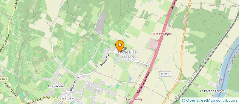 localisation de l'entreprise SCI DES ROSIERS  FARGES-LES-MACON