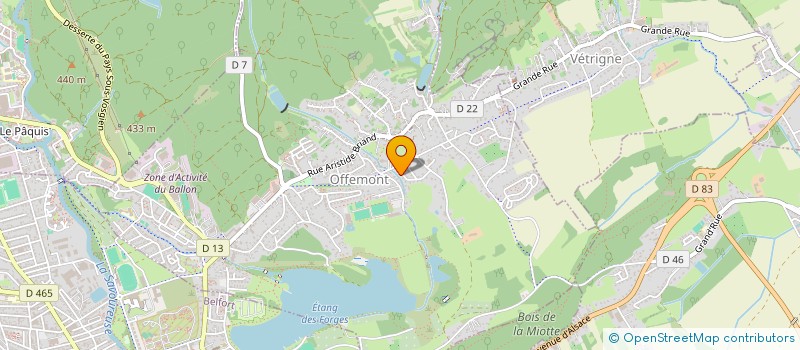 localisation de l'entreprise SCI DES ROSIERS  OFFEMONT