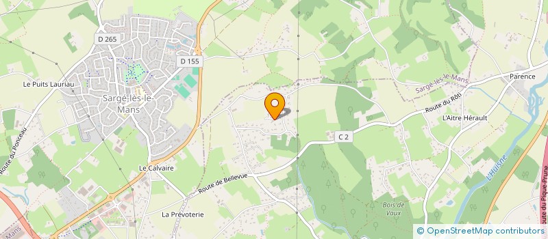 localisation de l'entreprise SCI DES ROSIERS  YVRE-L'EVEQUE