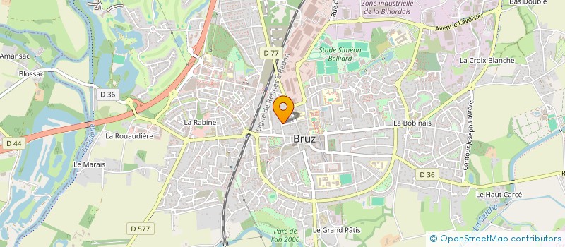 localisation de l'entreprise SCI DES ROSIERS FLEURIS  BRUZ