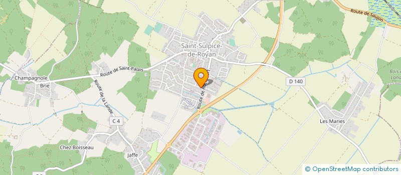 localisation de l'entreprise SCI DES ROSSIGNOLS  SAINT-SULPICE-DE-ROYAN