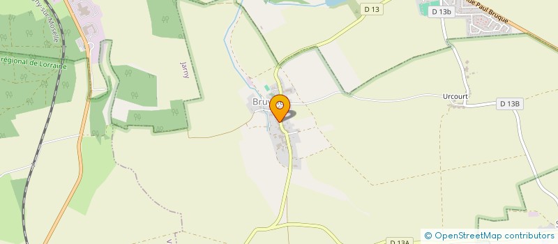 localisation de l'entreprise SCI DES ROUAUX  BRUVILLE