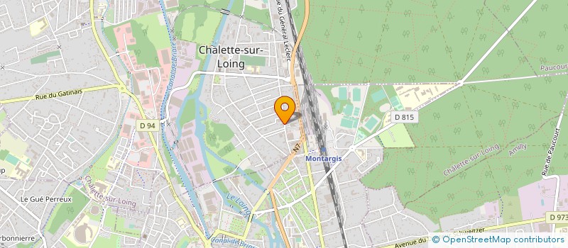 localisation de l'entreprise SCI DES ROUGEMONTS à CHALETTE-SUR-LOING