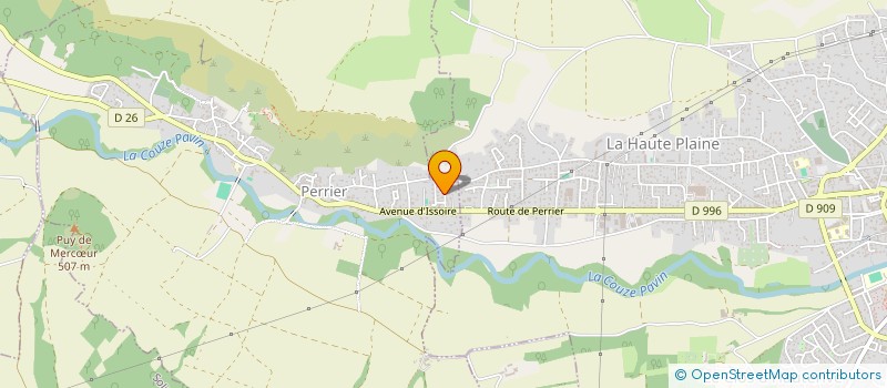 localisation de l'entreprise SCI DES ROUGERES SG  ISSOIRE