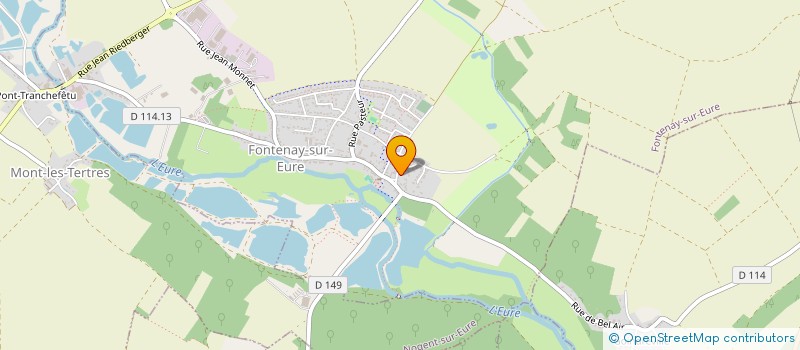 localisation de l'entreprise SCI DES ROUGERONS à FONTENAY-SUR-EURE