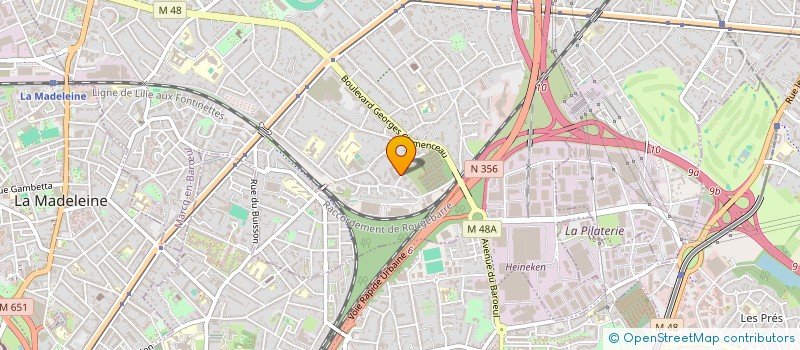 localisation de l'entreprise SCI DES ROUGES BARRES à MARCQ-EN-BARŒUL