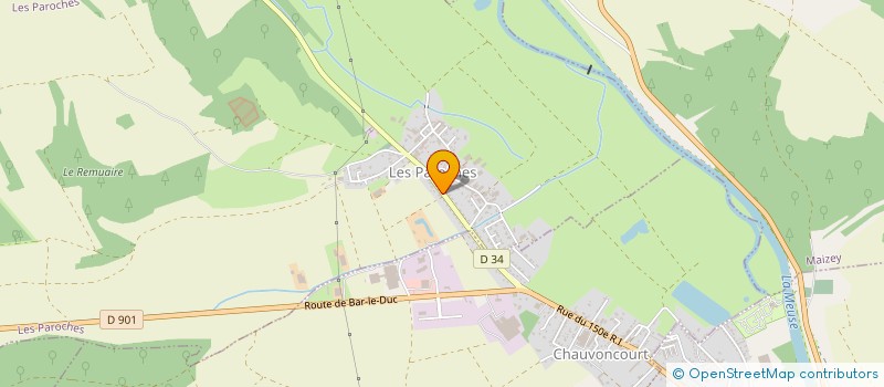 localisation de l'entreprise SCI DES ROUILLES  LES PAROCHES