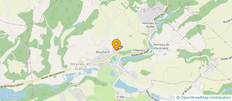 localisation de l'entreprise SCI DES ROUTES  MEYRIEU-LES-ETANGS