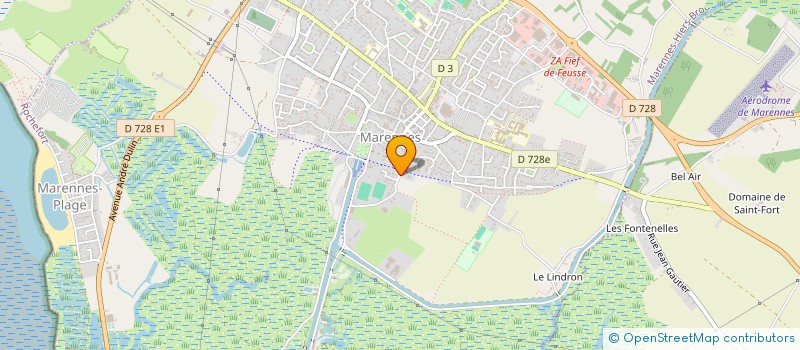 localisation de l'entreprise SCI DES ROYS  MARENNES-HIERS-BROUAGE