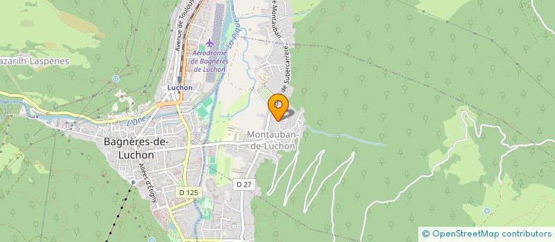 localisation de l'entreprise SCI DES ROZIERS  MONTAUBAN-DE-LUCHON