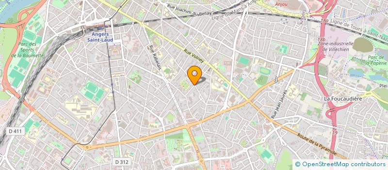 localisation de l'entreprise SCI DES RUAUX à ANGERS