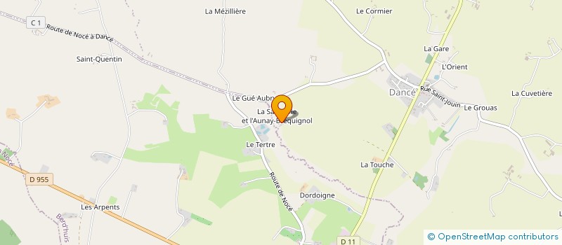 localisation de l'entreprise SCI DES RUCHERS DE L'AUNAY à PERCHE-EN-NOCE