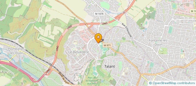 localisation de l'entreprise SCI DES RUCHOTTES  TALANT