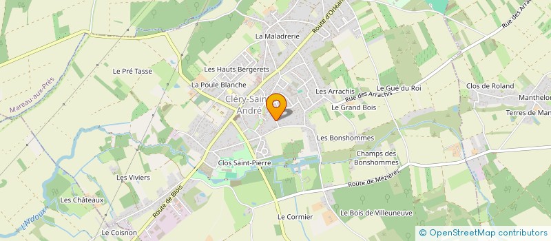 localisation de l'entreprise SCI DES RUELLES à CLERY-SAINT-ANDRE