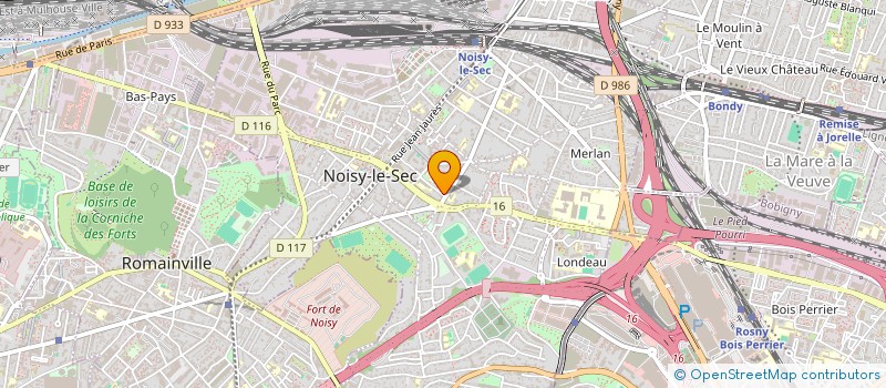 localisation de l'entreprise SCI DES RUES CONDORCET ET MICHELET à NOISY-LE-SEC