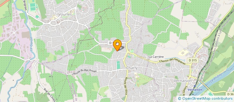 localisation de l'entreprise SCI DES RUETTES  CHARLY