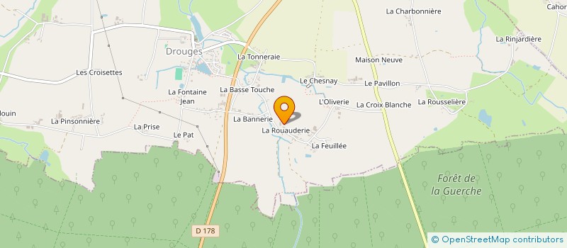 localisation de l'entreprise SCI DES RUISSEAUX  DROUGES