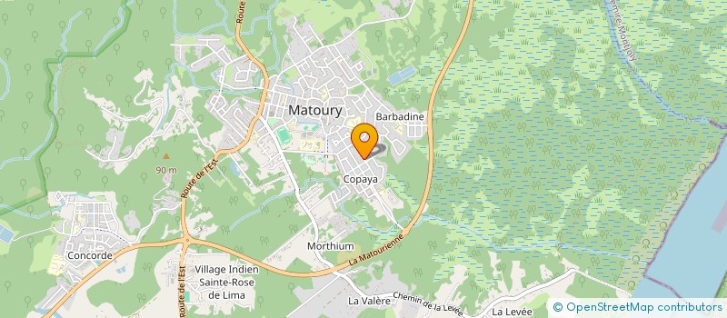localisation de l'entreprise SCI DES S  MATOURY