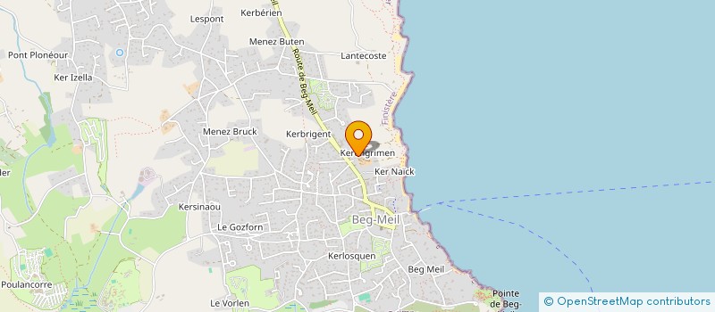 localisation de l'entreprise SCI DES SABLES à FOUESNANT