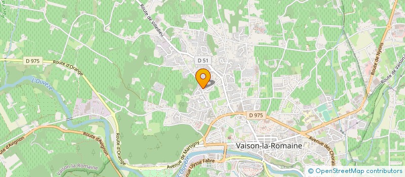 localisation de l'entreprise SCI DES SABLES  VAISON-LA-ROMAINE