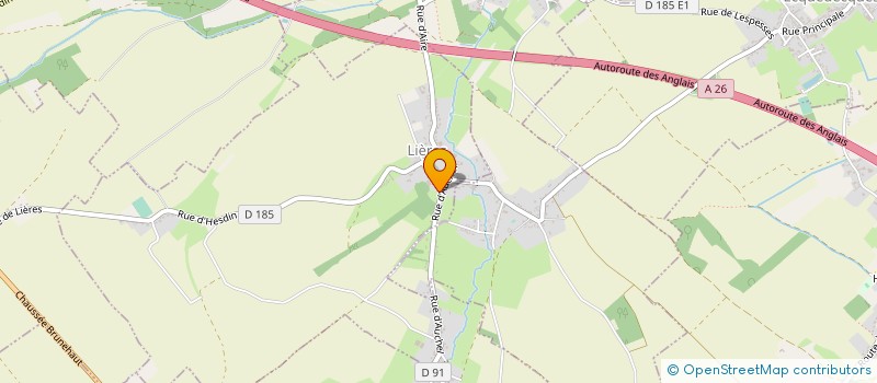 localisation de l'entreprise SCI DES SABLES  LIERES