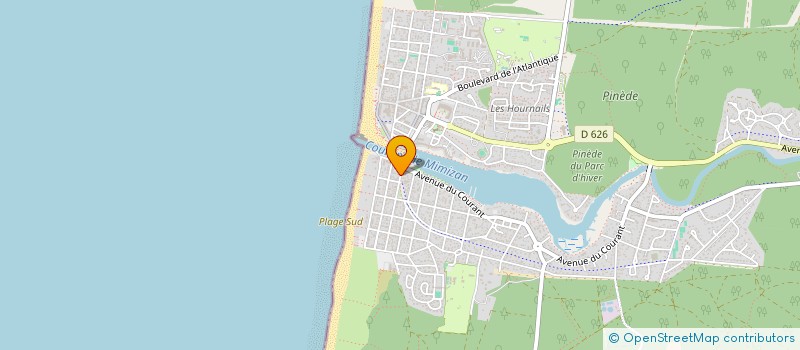 localisation de l'entreprise SCI DES SABLES  MIMIZAN