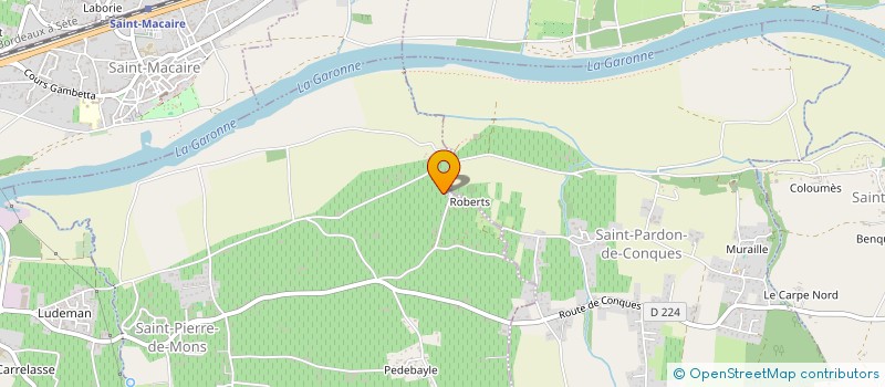 localisation de l'entreprise SCI DES SABLES  LEOGEATS