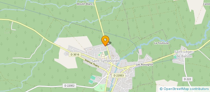 localisation de l'entreprise SCI DES SABLES  CAZALIS