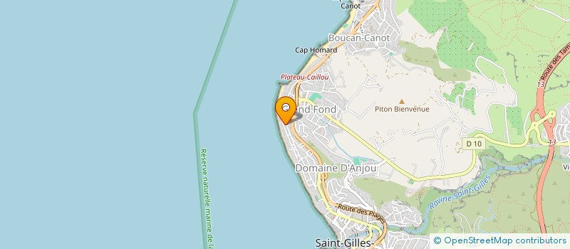 localisation de l'entreprise SCI DES SABLES à SAINT-PAUL