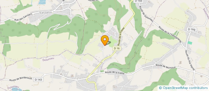localisation de l'entreprise SCI DES SABLES à SAINT-SORLIN-DE-MORESTEL
