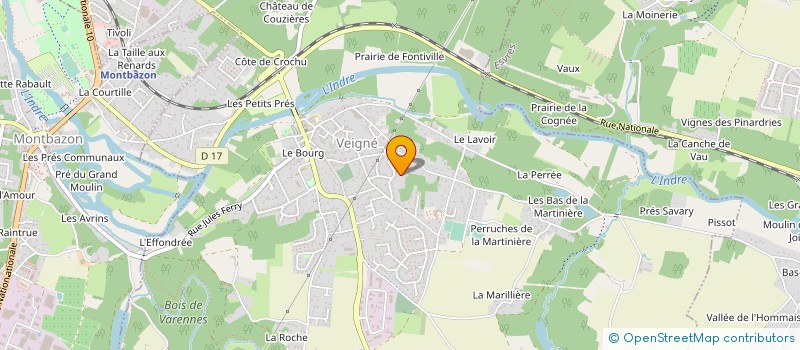 localisation de l'entreprise SCI DES SABLES à VEIGNE