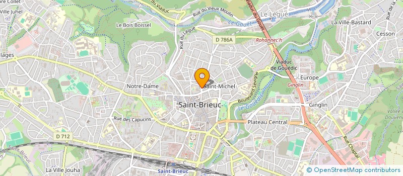 localisation de l'entreprise SCI DES SABLES à SAINT-BRIEUC