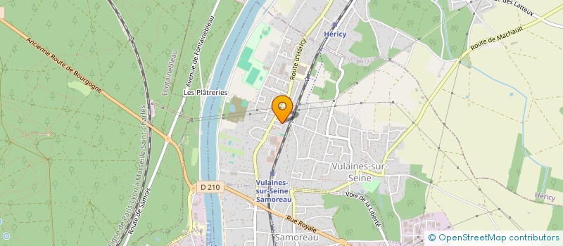 localisation de l'entreprise SCI DES SABLES  VULAINES-SUR-SEINE