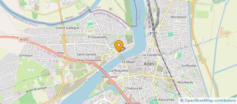 localisation de l'entreprise SCI DES SABLES à ARLES