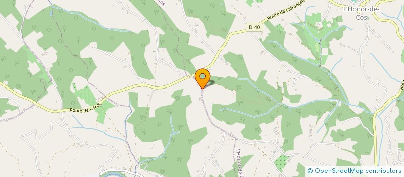 localisation de l'entreprise SCI DES SABLES  L'HONOR-DE-COS