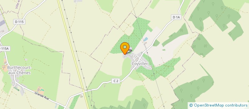 localisation de l'entreprise SCI DES SABLES  COYVILLER