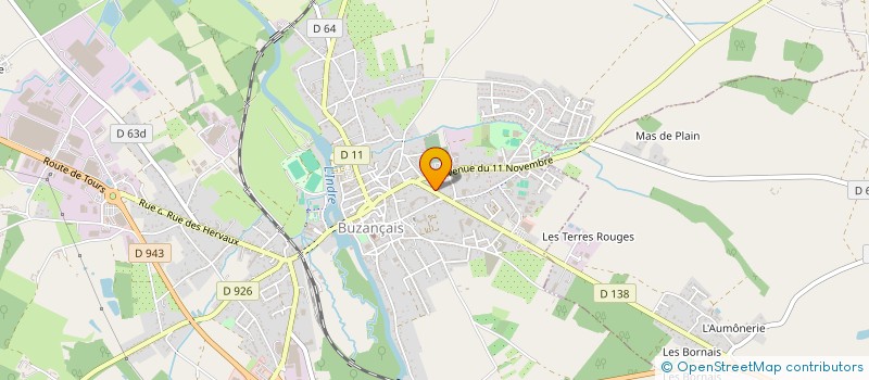 localisation de l'entreprise SCI DES SABLES DE VANOA  BUZANCAIS