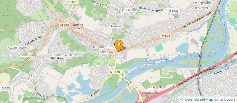 localisation de l'entreprise SCI DES SABLONS  LESSY