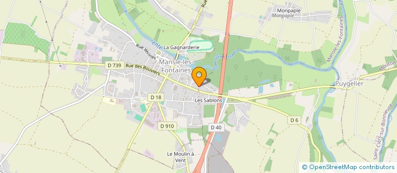 localisation de l'entreprise SCI DES SABLONS à PUYREAUX