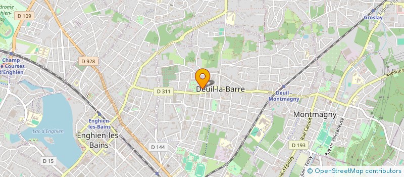 localisation de l'entreprise SCI DES SABLONS  DEUIL-LA-BARRE