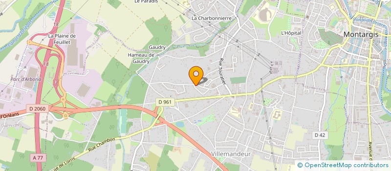 localisation de l'entreprise SCI DES SABLONS à MONTCRESSON