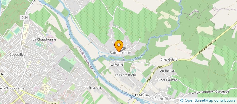 localisation de l'entreprise SCI DES SABLONS à BOUTIERS-SAINT-TROJAN
