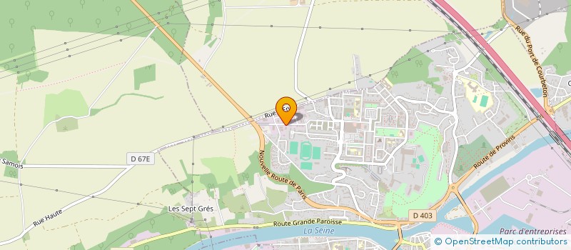 localisation de l'entreprise SCI DES SABLONS à MONTEREAU-FAULT-YONNE