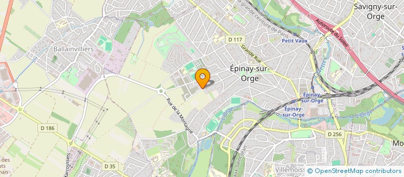 localisation de l'entreprise SCI DES SABLONS  EPINAY-SUR-ORGE