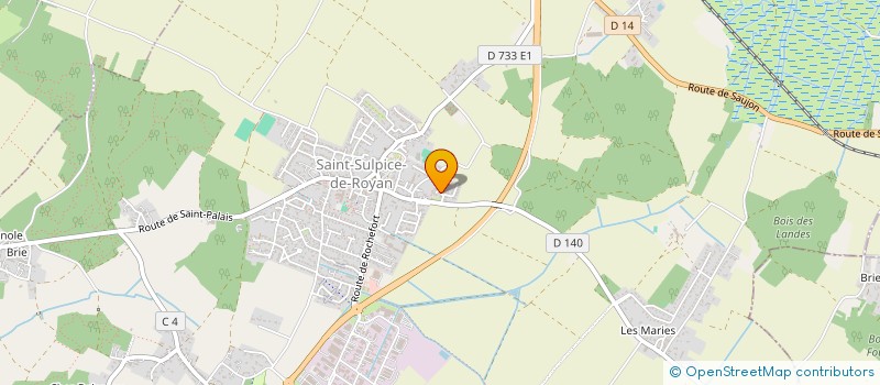 localisation de l'entreprise SCI DES SABLONS  SAINT-SULPICE-DE-ROYAN