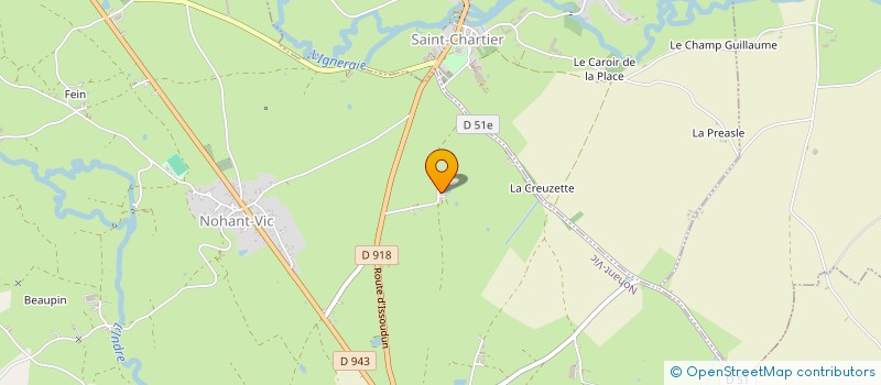 localisation de l'entreprise SCI DES SABLONS D ETAMPES à NOHANT-VIC