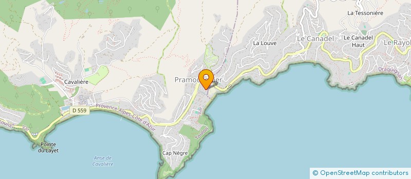 localisation de l'entreprise SCI DES SAGES à LE LAVANDOU